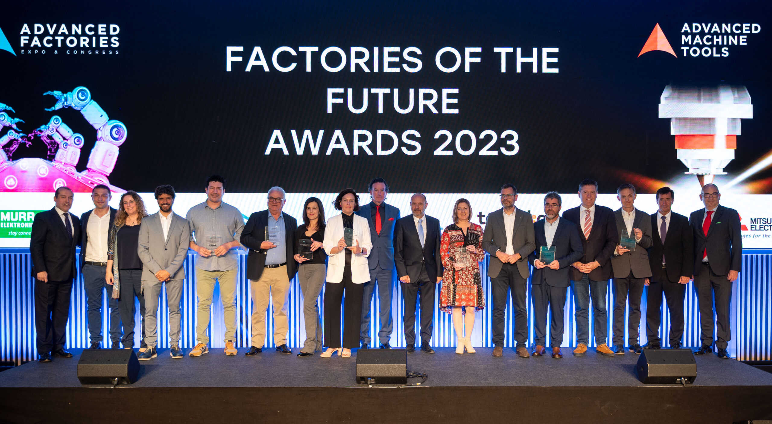 Visión artificial para la producción cero defectos, robots altamente versátiles, y soluciones de eficiencia energética, premiados en los Factory of the Future Awards 2023 